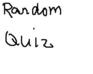 The Random Quiz Of Random Things **Demo**