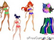 Winx club dress up games