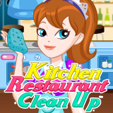 play Kitchen Restaurant Clean Up