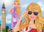 play Barbie Visits London Dress Up
