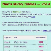 Nao'S Sticky Riddles - Vol. 4
