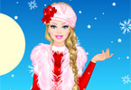 play Barbie Winter Princess Dress Up