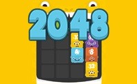 2048 Fuzzy Monsters game