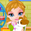 play Baby Barbie Adopts A Pet