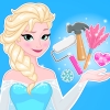 play Play Elsa'S Frozen House Makeover