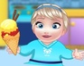 play Baby Elsa Cooking Homemade Icecream