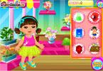 play Dora Flower Store Slacking