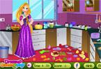 play Rapunzel Messy Kitchen Cleaning
