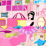 play Ballerina Girl Messy Room Cleaning