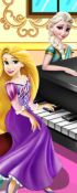play Elsa And Rapunzel Fun Piano Contest