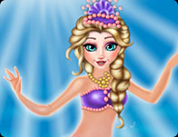 play Elsa Mermaid Dress-Up