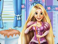 play Rapunzel Bathroom Clean-Up