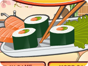 play Mia Cooking Sushi Rolls