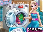 play Elsa Laundry Day
