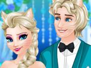 play Elsa Change To Cat Queen Wedding
