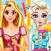 play Play Elsa And Rapunzel Cooking Disaster