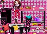 play Monsterhigh Dining Room Cleaning