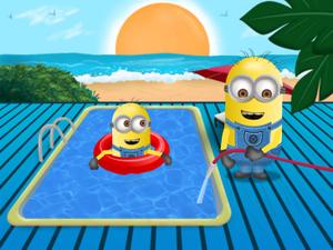 play Minions-Swimming-Pool-Clean-Up