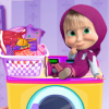 play Play Masha Laundry Day