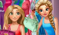 play Elsa & Rapunzel: Dressing Room