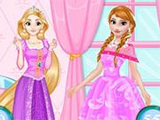 play Anna Vs Rapunzel Beauty Contest