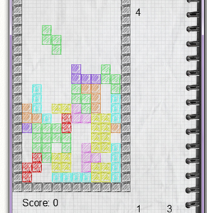 play The Paper Arcade: Tetris