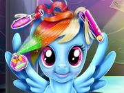 play Rainbow Pony Real Haircuts