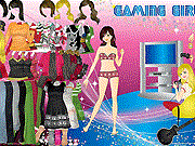 Gaming Girl Dressup Game