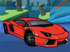 Lamborghini Aventador Cartoon - Free Online Games