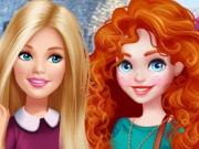play Barbie Visits Merida
