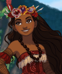 Polynesian Princess Dress Up game