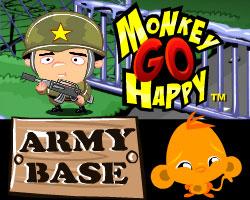 play Monkey Go Happy Army Base