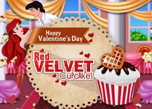 play Happy Valentine'S Day Red Velvet Cupcakes