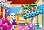 play Pregnant Catty Cleaning