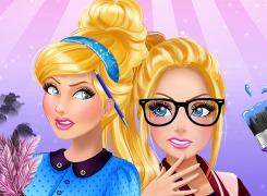 play Cinderella And Barbie Teen Rivalry