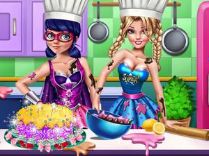 play Super Hero Cooking Contest!