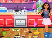 play Moana Messy Kitchen Cleaning