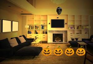 play Halloween Provoking House Escape