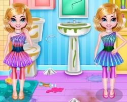 play Twin Girls Room Cleaning