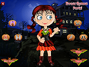 play Katy In Halloween Dressup