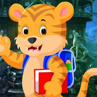 play Games4King-Cartoon-Tiger-Rescue