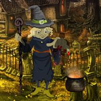 play Halloween-Witch-Forest-Escape
