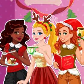 play Girlsplay Christmas Party - Free Game At Playpink.Com