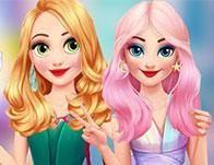 play Elsa And Rapunzel Summer Memories