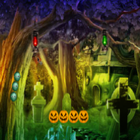 play 8B Halloween Forest Escape