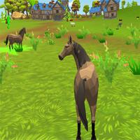 play Horse Family Animal Simulator 3D