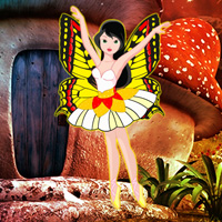 G2R Mushroom Forest Butterfly Girl Escape