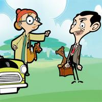 play Mr-Bean-Car-Hidden-Letters-Cargamesonline