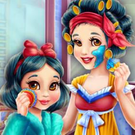 play Snow White Mommy Real Makeover - Free Game At Playpink.Com