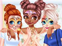 play Bffs Funny Face Painting